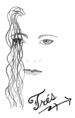 Tr&egrave;s Face Drawing